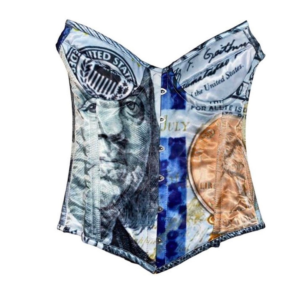 MONEY CURRENCY CORSET
